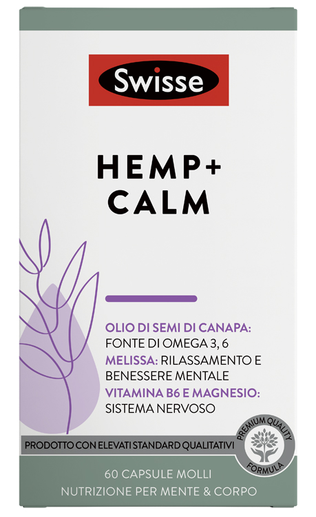 SWISSE HEMP+ CALM 60 CAPSULE - Farmastop