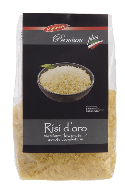 MY SNACK PREMIUM PLUS RISI D'ORO PASTA APROTEICA 500 G - Farmastop