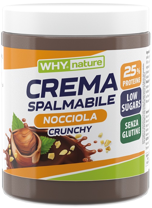 WHYNATURE CREMA SPALMABILE NOCCIOLA CRUNCHY 300 G - Farmastop