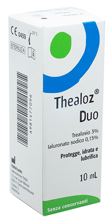 SOLUZIONE OCULARE THEALOZ DUO 10 ML - Farmastop