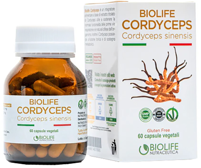 BIOLIFE CORDYCEPS 60 CAPSULE - Farmastop