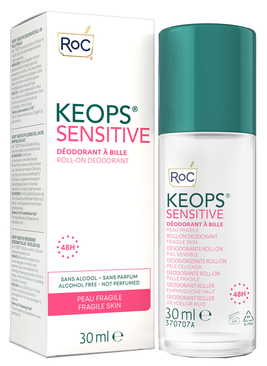 ROC KEOPS DEODORANTE ROLL-ON 48H SENSITIVE 30 ML - Farmastop