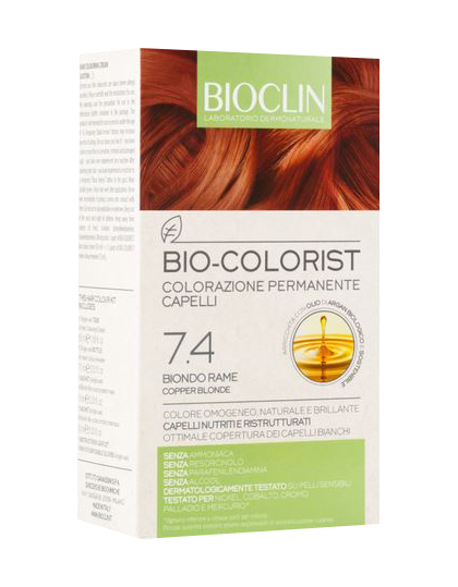 BIOCLIN BIO COLOR FAST&PERFECTION 6,4 BIONDO SCURO RAMATO CREMA COLORANTE 60 ML + RIVELATORE IN CREMA 60 ML + BIO COLOR SHAMPOO 10 ML + BIO COLOR MASCHERA 10 ML - Farmastop