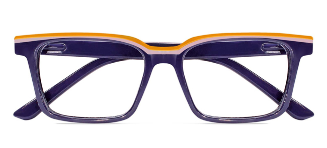 OCCHIALE DA LETTURA PREMONTATO TWINS GOLD BELLAG BLU/ARANCIONE +2,50 - Farmastop