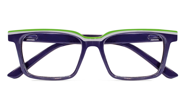 OCCHIALE DA LETTURA PREMONTATO TWINS GOLD BELLAG BLU/VERDE +3,00 - Farmastop