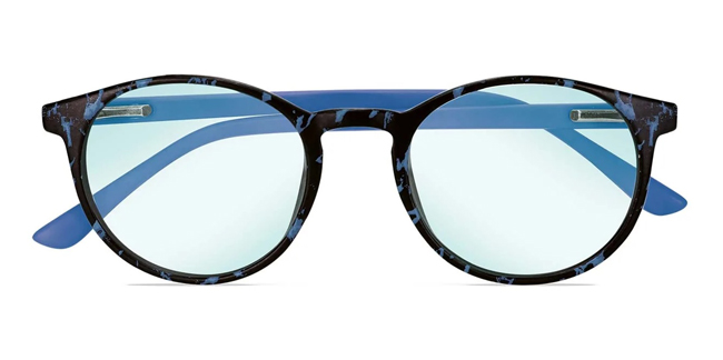 OCCHIALE DA LETTURA PREMONTATO TWINS PLATINUM BIO BLU/+0,00 - Farmastop