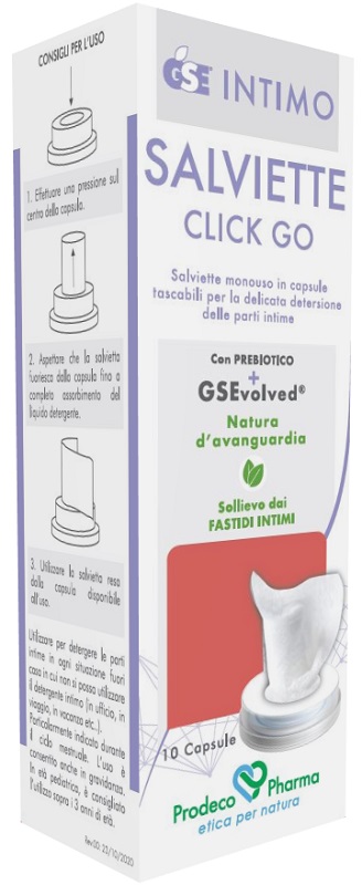 GSE INTIMO SALVIETTE CLICK GO 10 PEZZI - Farmastop