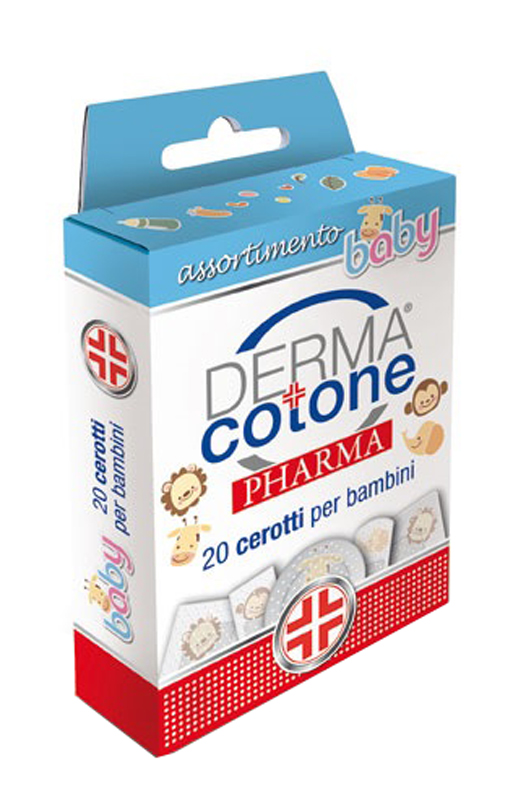 DERMACOTONEPHARMA CEROTTO BAMBINI ASSORTITI 20 PEZZI - Farmastop