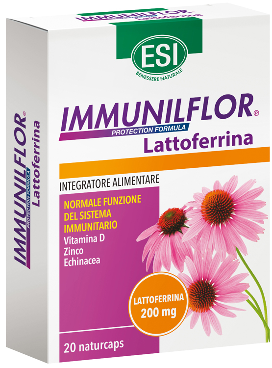 ESI IMMUNILFLOR LATTOFERRINA 20 NATURCAPS - Farmastop
