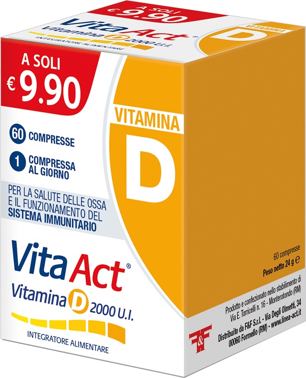 VITAMINA D ACT 2000UI 60 COMPRESSE - Farmastop