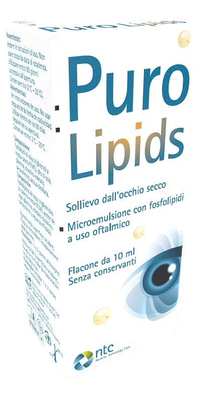 MICROEMULSIONE OFTALMICA PURO LIPIDS 10 ML - Farmastop