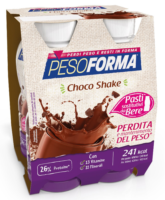 PESOFORMA CHOCO SHAKE 4X236 ML - Farmastop