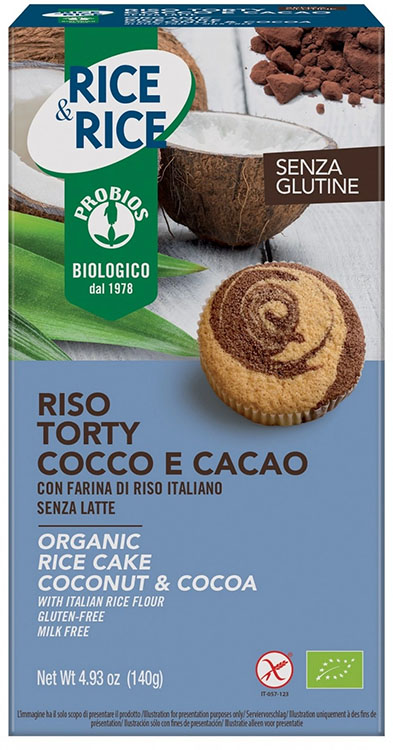 PROBIOS RISO TORTY COCCO CACAO 140 G - Farmastop