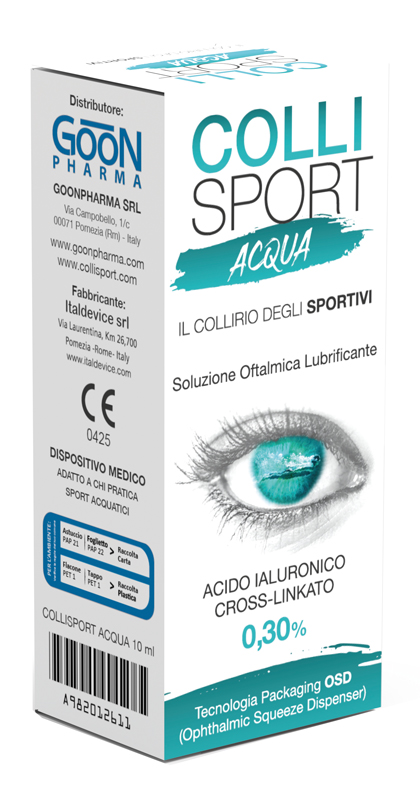 COLLISPORT ACQUA SOLUZIONE OFTALMICA LUBRIFICANTE 10 ML - Farmastop