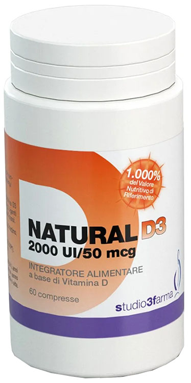 NATURAL D3 60 COMPRESSE - Farmastop