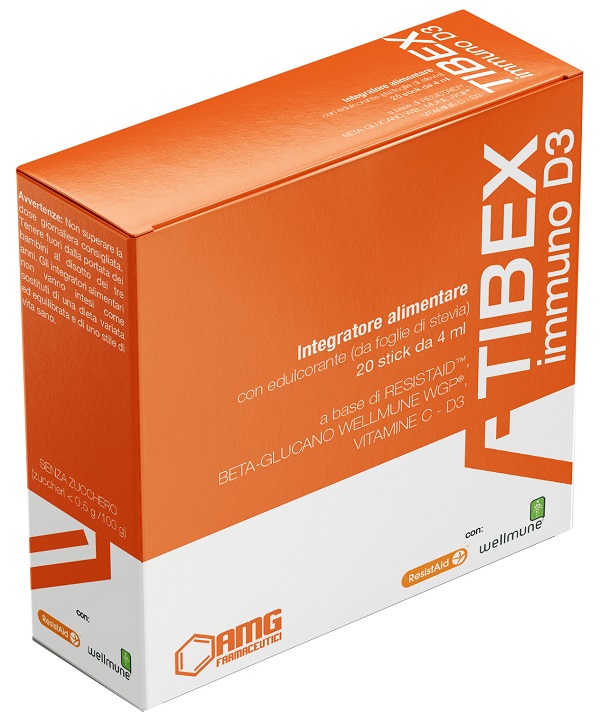 TIBEX IMMUNO D3 20 STICK PACK DA 4 ML - Farmastop
