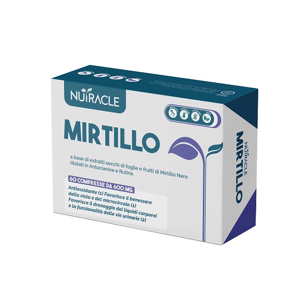 NUTRACLE MIRTILLO 60 COMPRESSE DA 600 MG - Farmastop
