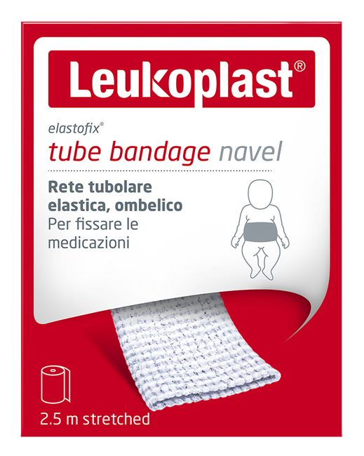 BENDA RETE ELASTOFIX LEUKOPLAST OMBELICO 2,50 M - Farmastop