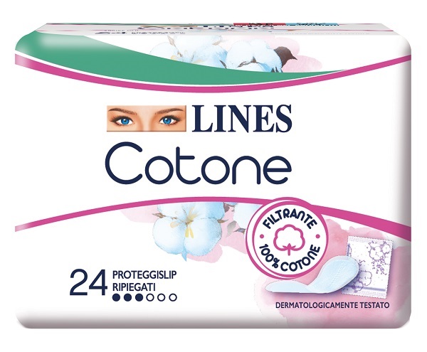 LINES COTONE BIO SALVASLIP RIPIEGATI 24 PEZZI - Farmastop