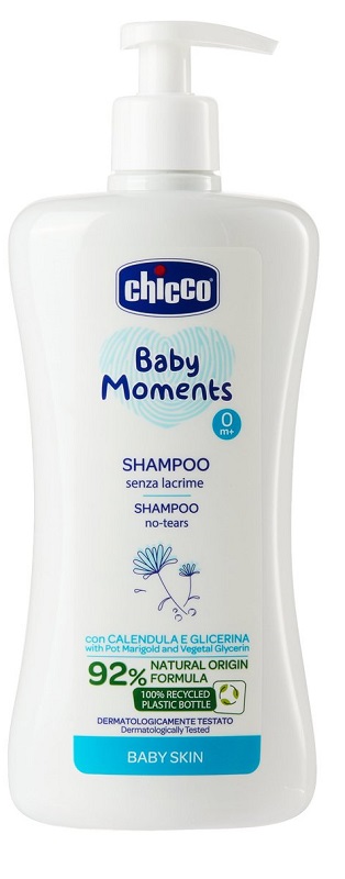 CHICCO BABY MOMENTS SHAMPOO DELICATE 500 ML - Farmastop