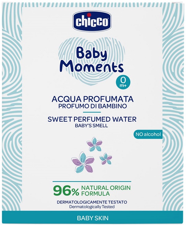 CHICCO BABY MOMENTS ACQUA PROFUMATA DELICATE 100 ML - Farmastop