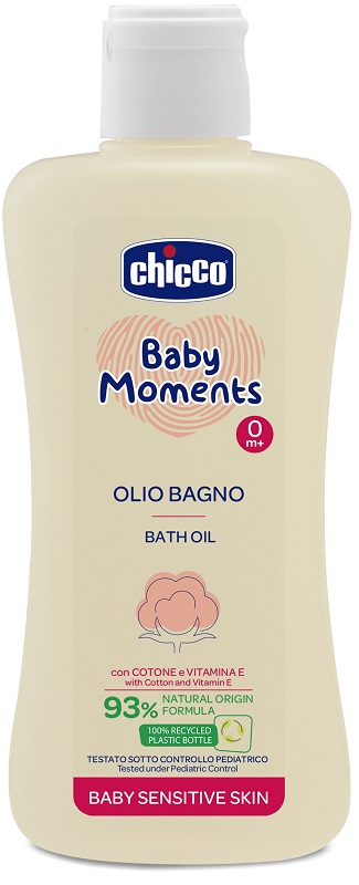 CHICCO BABY MOMENTS OLIO BAGNO SENS 200 ML - Farmastop