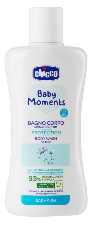 CHICCO BABY MOMENTS BAGNOSCHIUMA DELICATE 200 ML - Farmastop