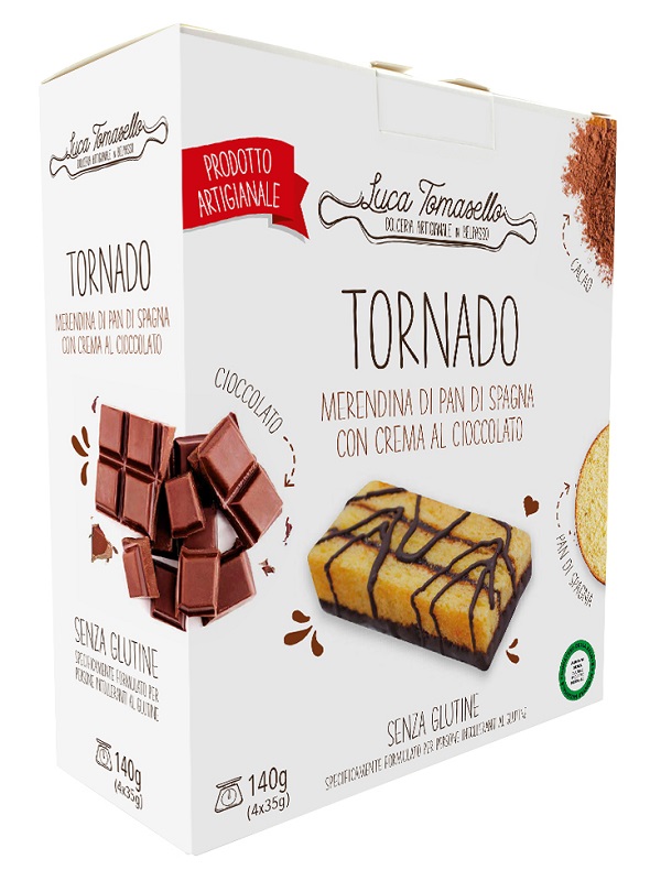 TORNADO MERENDINA AL CIOCCOLATO 140 G - Farmastop