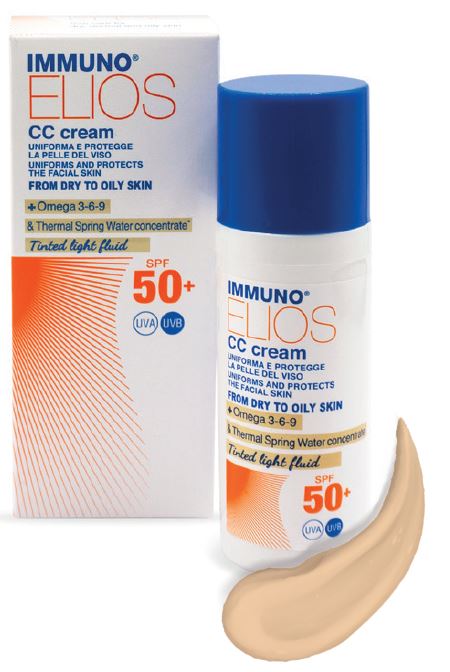 IMMUNO ELIOS CC CREAM SPF50+ TINTED LIGHT 40 ML - Farmastop