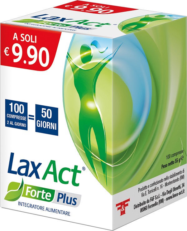 LAX ACT FORTE PLUS 100 COMPRESSE - Farmastop
