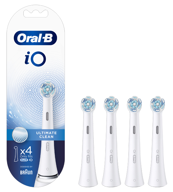 ORALB POWER REFILL IO ULTIMATE CLEAN WHITE 4 PEZZI - Farmastop