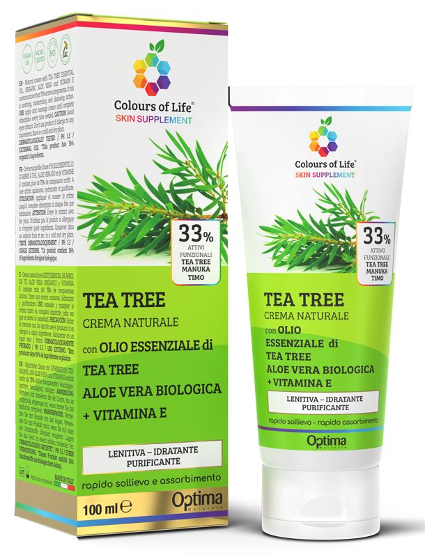COLOURS OF LIFE SKIN SUPPLEMENT TEA TREE 33% 100 ML CREMA - Farmastop