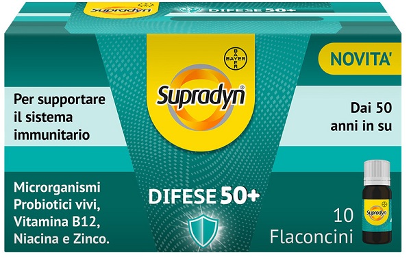 SUPRADYN DIFESE 50+ 10 FLACONCINI 10 ML - Farmastop