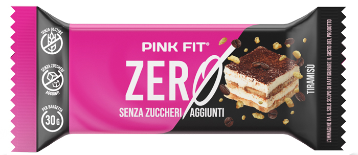 PINK FIT BAR ZERO TIRAMISU' 30 G - Farmastop