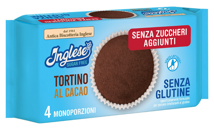 INGLESE TORTINO CACAO SENZA ZUCCHERI AGGIUNTI 160 G - Farmastop