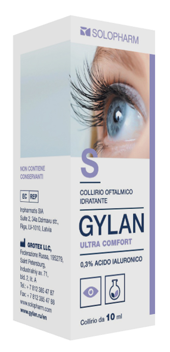 GYLAN ULTRA COMFORT GOCCE OFTALMICHE 10 ML - Farmastop