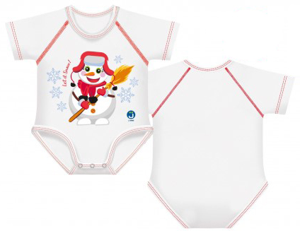 BODY 0-36M BIO COTTON WARM LET IT SNOW PUPAZZO DI NEVE - Farmastop