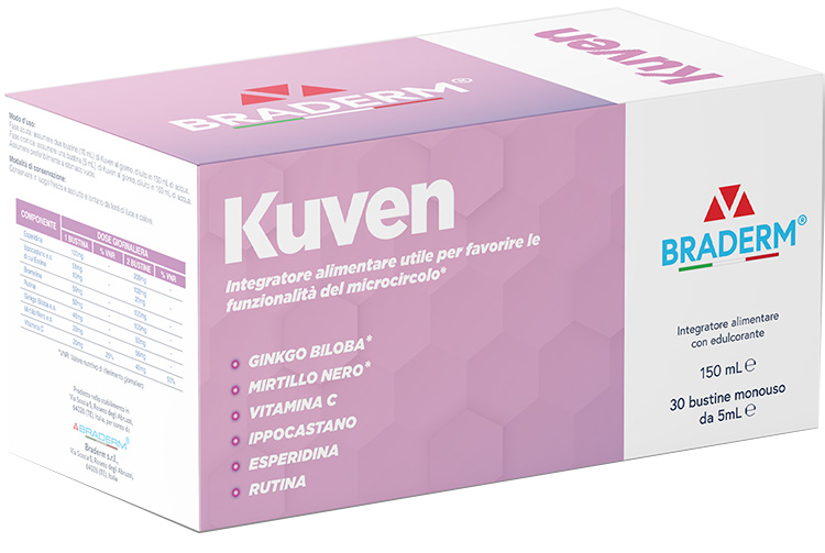 KUVEN LIQUIDO 30 BUSTINE DA 5 ML BRADERM - Farmastop