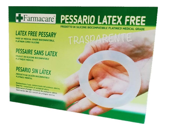 PESSARIO IN SILICONE NEUTRO TRASPARENTE STERILE DIAMETRO 50 MM PER PROLASSO UTERINO - Farmastop