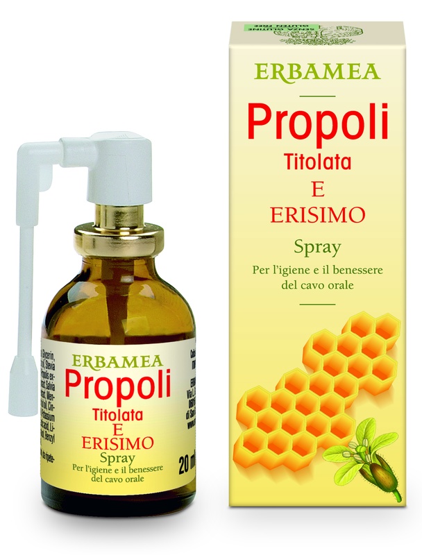 PROPOLI ERISIMO TITOLATA SPRAY 20 ML - Farmastop