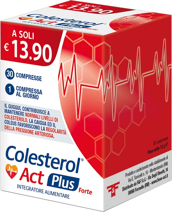 COLESTEROL ACT PLUS FORTE 30 COMPRESSE - Farmastop