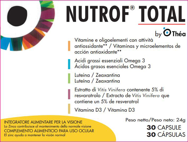 NUTROF TOTAL 30 CAPSULE - Farmastop