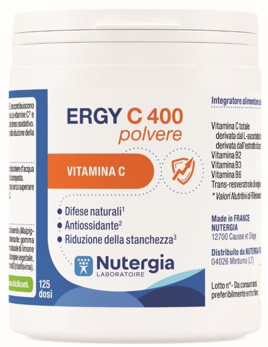 ERGY C 400 POLVERE 125 G - Farmastop