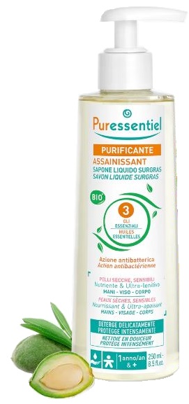 PURESSENTIEL SAPONE SURGRAS BIO 250 ML - Farmastop