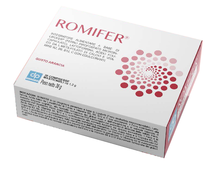 ROMIFER 30 COMPRESSE MASTICABILI - Farmastop