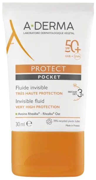 ADERMA A-D PROTECT FLUIDO POCKET SPF 50+ 30 ML - Farmastop