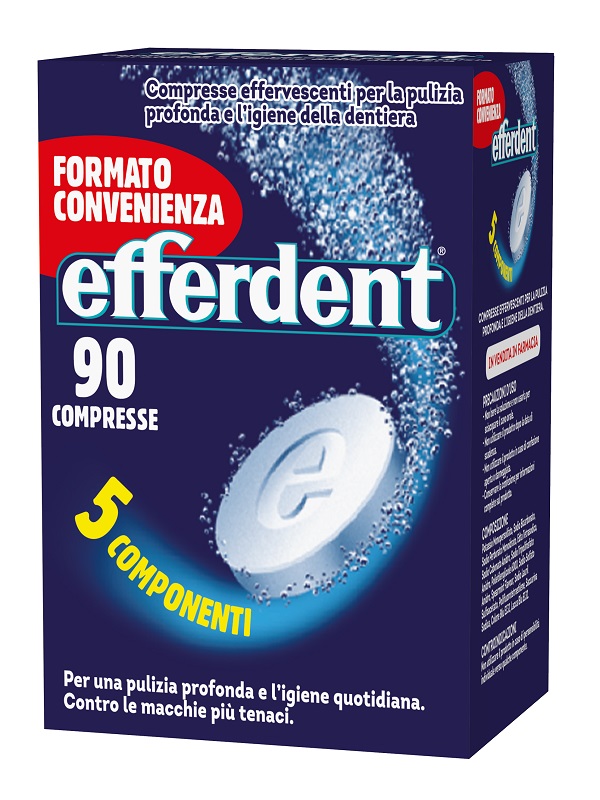 EFFERDENT 90 COMPRESSE EFFERVESCENTI - Farmastop
