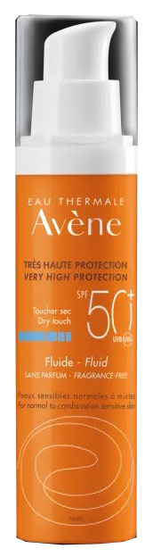 AVENE SOL FLUIDO SPF50+ SENZA PROFUMO NUOVA FORMULA 50 ML - Farmastop
