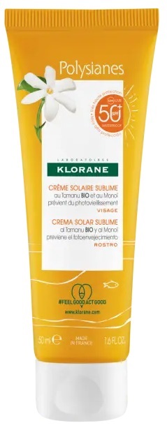 LES POLYSIANES CREMA VISO TAMANU BIO&MONOI SPF50+ 50 ML - Farmastop