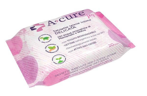 A+CURE IGIENE INTIMA DELICATA 20 SALVIETTE POCKET MAXI - Farmastop